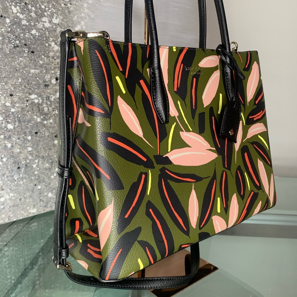 Kate Spade Eva Top Zip Leather Satchel Crossbody - Picture 3 of 8